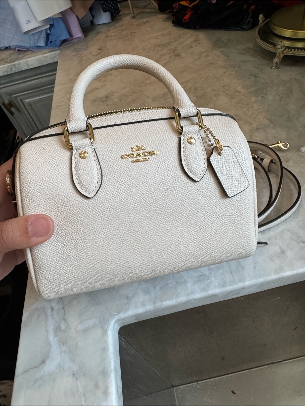 COACH Mini + XS Rowan Satchel Crossbody - Picture 5 of 16